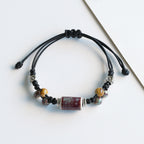 Ethnic Style Ceramic Bracelet for Women Jingdezhen Porcelain Beaded Bracelet