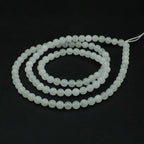 Natural Hetian Jade White Jade 108 Buddha Beads Handmade Necklace