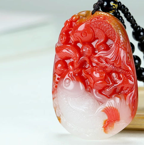 Bloodstone Pendant Bloodstone Jade Pixiu Jade Guanyin