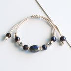 Ethnic Style Ceramic Bracelet for Women Jingdezhen Porcelain Beaded Bracelet