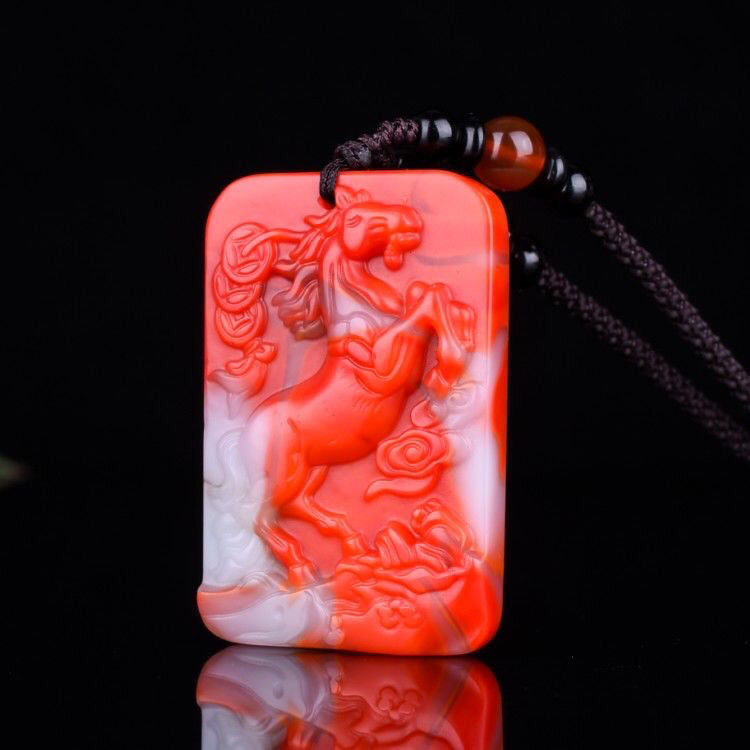 Bloodstone Pendant Bloodstone Jade Pixiu Jade Guanyin