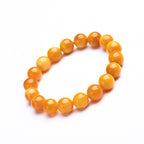 Natural Yellow Jade Bracelet Yellow Dragon Jade Bracelet