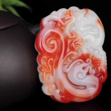 Bloodstone Pendant Bloodstone Jade Pixiu Jade Guanyin