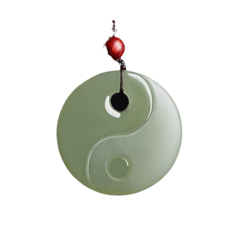Afghan Jade Bagua Qing Jade Tai Chi Jade Pendant