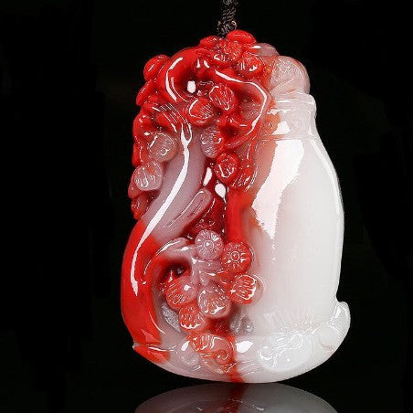 Bloodstone Pendant Bloodstone Jade Pixiu Jade Guanyin