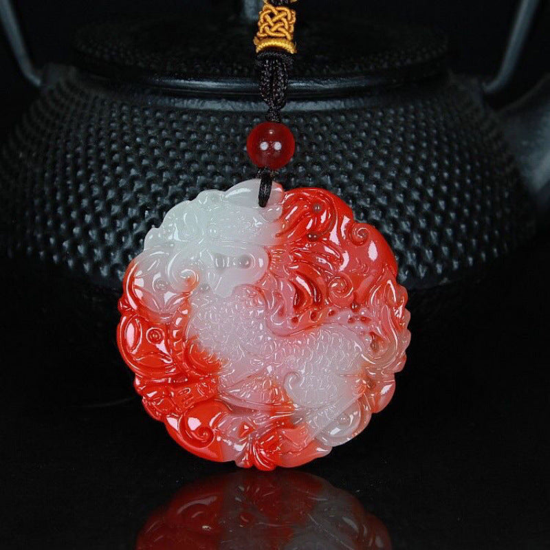 Bloodstone Pendant Bloodstone Jade Pixiu Jade Guanyin