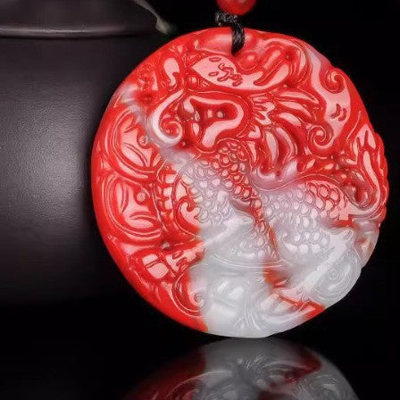 Bloodstone Pendant Bloodstone Jade Pixiu Jade Guanyin