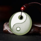 Afghan Jade Bagua Qing Jade Tai Chi Jade Pendant