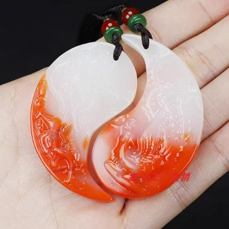 Bloodstone Pendant Bloodstone Jade Pixiu Jade Guanyin