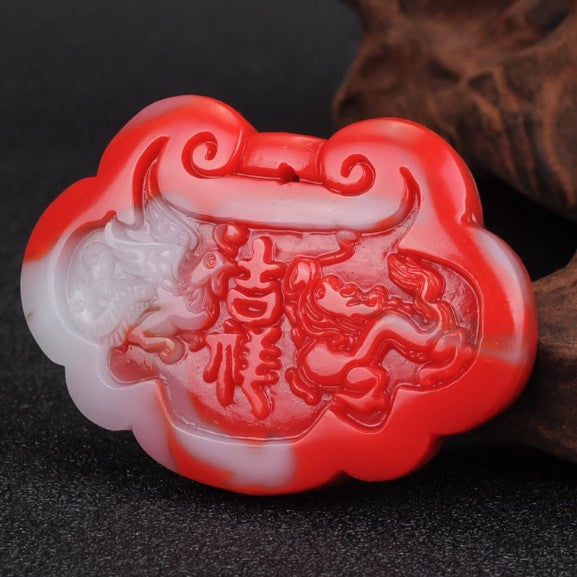 Bloodstone Pendant Bloodstone Jade Pixiu Jade Guanyin