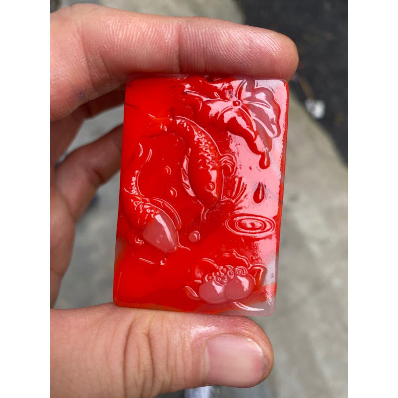 Bloodstone Pendant Bloodstone Jade Pixiu Jade Guanyin