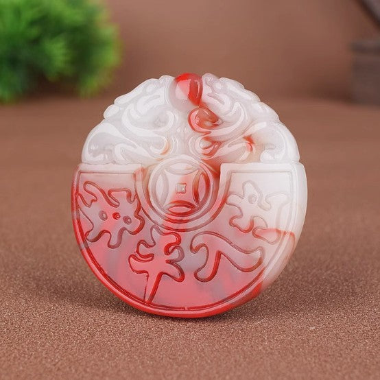 Bloodstone Pendant Bloodstone Jade Pixiu Jade Guanyin