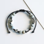 Ethnic Style Ceramic Bracelet for Women Jingdezhen Porcelain Beaded Bracelet