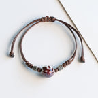 Ethnic Style Ceramic Bracelet for Women Jingdezhen Porcelain Beaded Bracelet
