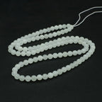 Natural Hetian Jade White Jade 108 Buddha Beads Handmade Necklace