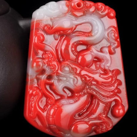 Bloodstone Pendant Bloodstone Jade Pixiu Jade Guanyin