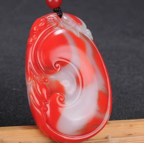 Bloodstone Pendant Bloodstone Jade Pixiu Jade Guanyin