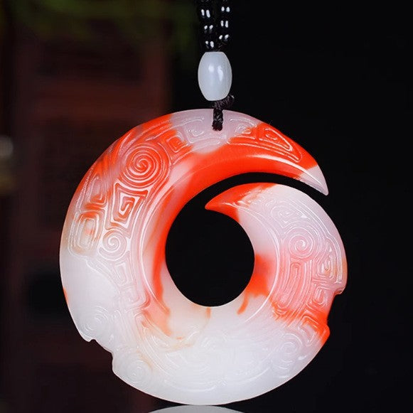 Bloodstone Pendant Bloodstone Jade Pixiu Jade Guanyin