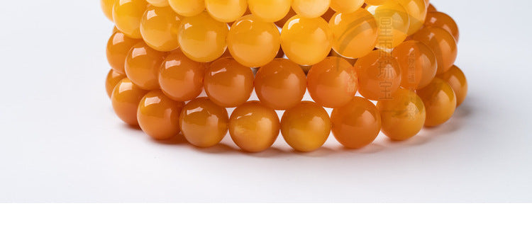 Natural Yellow Jade Bracelet Yellow Dragon Jade Bracelet