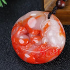 Bloodstone Pendant Bloodstone Jade Pixiu Jade Guanyin