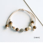 Ethnic Style Ceramic Bracelet for Women Jingdezhen Porcelain Beaded Bracelet