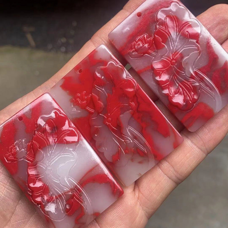 Bloodstone Pendant Bloodstone Jade Pixiu Jade Guanyin