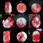 Bloodstone Pendant Bloodstone Jade Pixiu Jade Guanyin