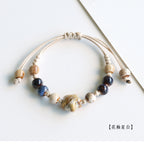 Ethnic Style Ceramic Bracelet for Women Jingdezhen Porcelain Beaded Bracelet